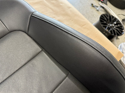 2015-2017 Ford Mustang GT RH Passenger Side Upper Seat Black Leather