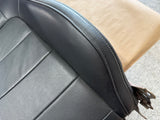 2015-2017 Ford Mustang GT RH Passenger Side Upper Seat Black Leather