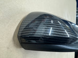 2015-2023 Mustang GT RH Passenger Side Mirror Carbon Fiber Mirror Cap design