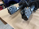 2015-2023 Ford Mustang KellTrac Adjustable Drag Struts, Front, PAIR w/CC Plates