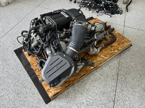 2017 Mustang 5.0 Coyote Gen 2 Roush Supercharged Engine Drivetrain 6R80 Auto 36k mi