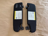 2015-2023 Ford Mustang Coupe Sun Visors Pair "Home Link"