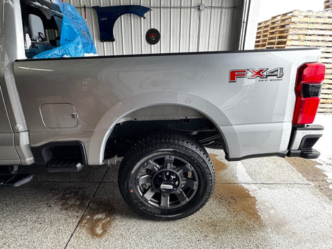 2023-2026 Ford F-250 Super Duty Bed Box 6'9" OEM Tailgate Tail Lights JS Silver