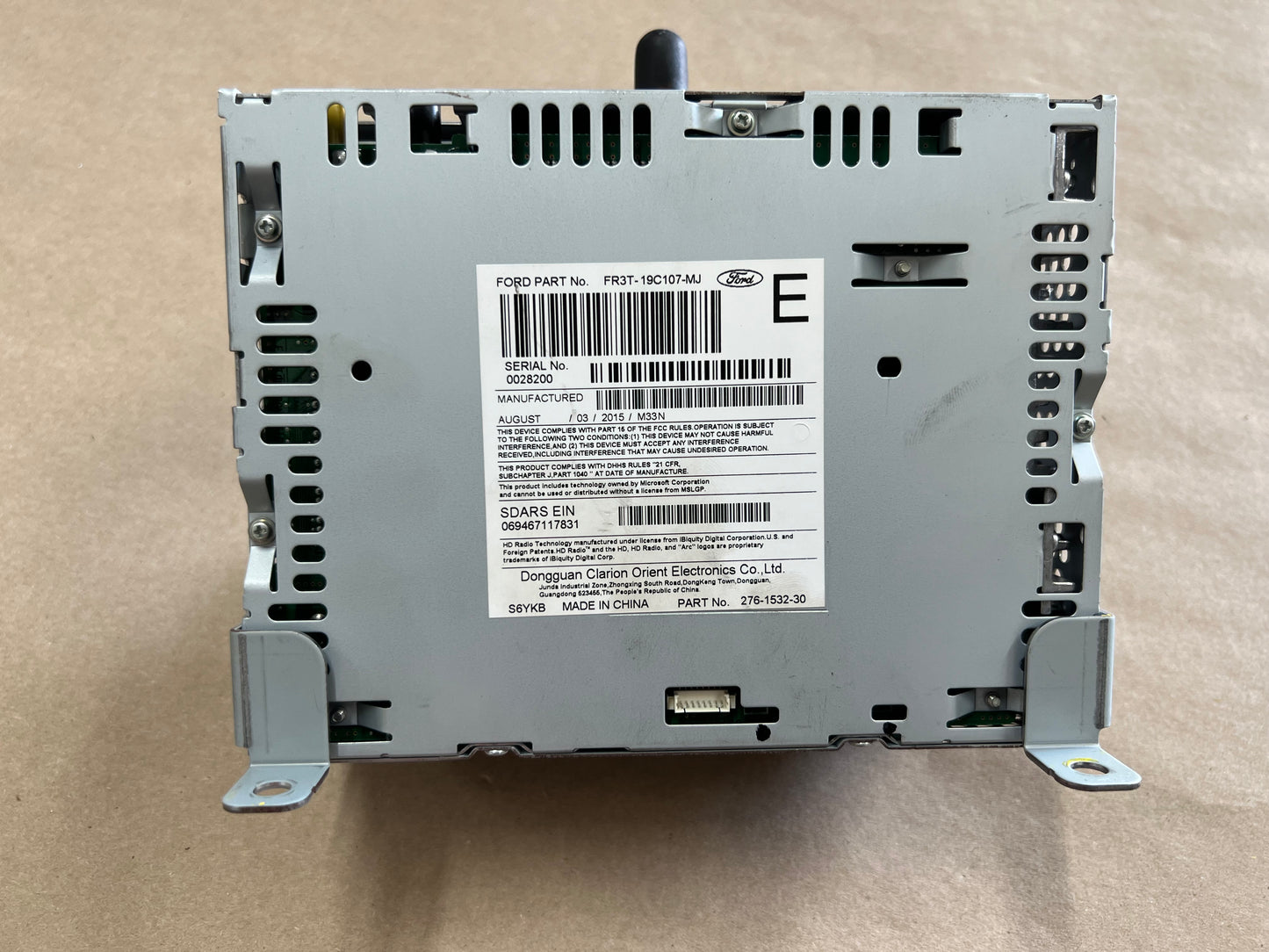2015-2017 Ford Mustang Radio Head Unit Touch Screen
