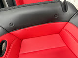 2018-2023 Ford Mustang GT Coupe Rear Seats Red/Black Leather