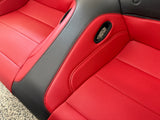 2018-2023 Ford Mustang GT Coupe Rear Seats Red/Black Leather