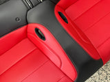 2018-2023 Ford Mustang GT Coupe Rear Seats Red/Black Leather