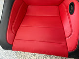 2018-2023 Ford Mustang GT Coupe Rear Seats Red/Black Leather