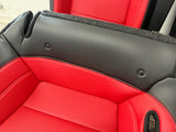 2018-2023 Ford Mustang GT Coupe Rear Seats Red/Black Leather