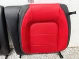 2018-2023 Ford Mustang GT Coupe Rear Seats Red/Black Leather