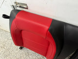 2018-2023 Ford Mustang GT Coupe Rear Seats Red/Black Leather