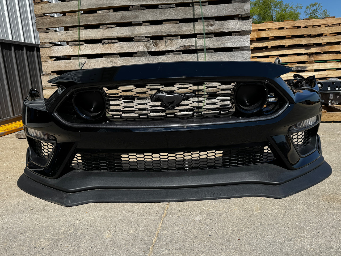2022 Ford Mustang Mach One Front Bumper Front Grilles Turn Signals Splitter OEM