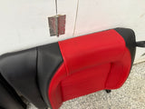 2018-2023 Ford Mustang GT Coupe Rear Seats Red/Black Leather