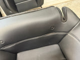 2015-2017 Ford Mustang GT Coupe Rear Seats Black Leather
