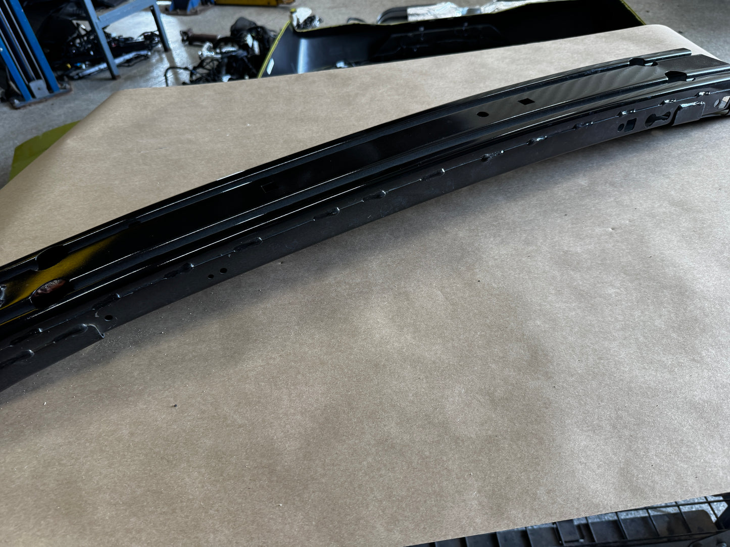 2021-2023 Ford Mustang Mach Front Bumper Support Reinforcement Black - OEM