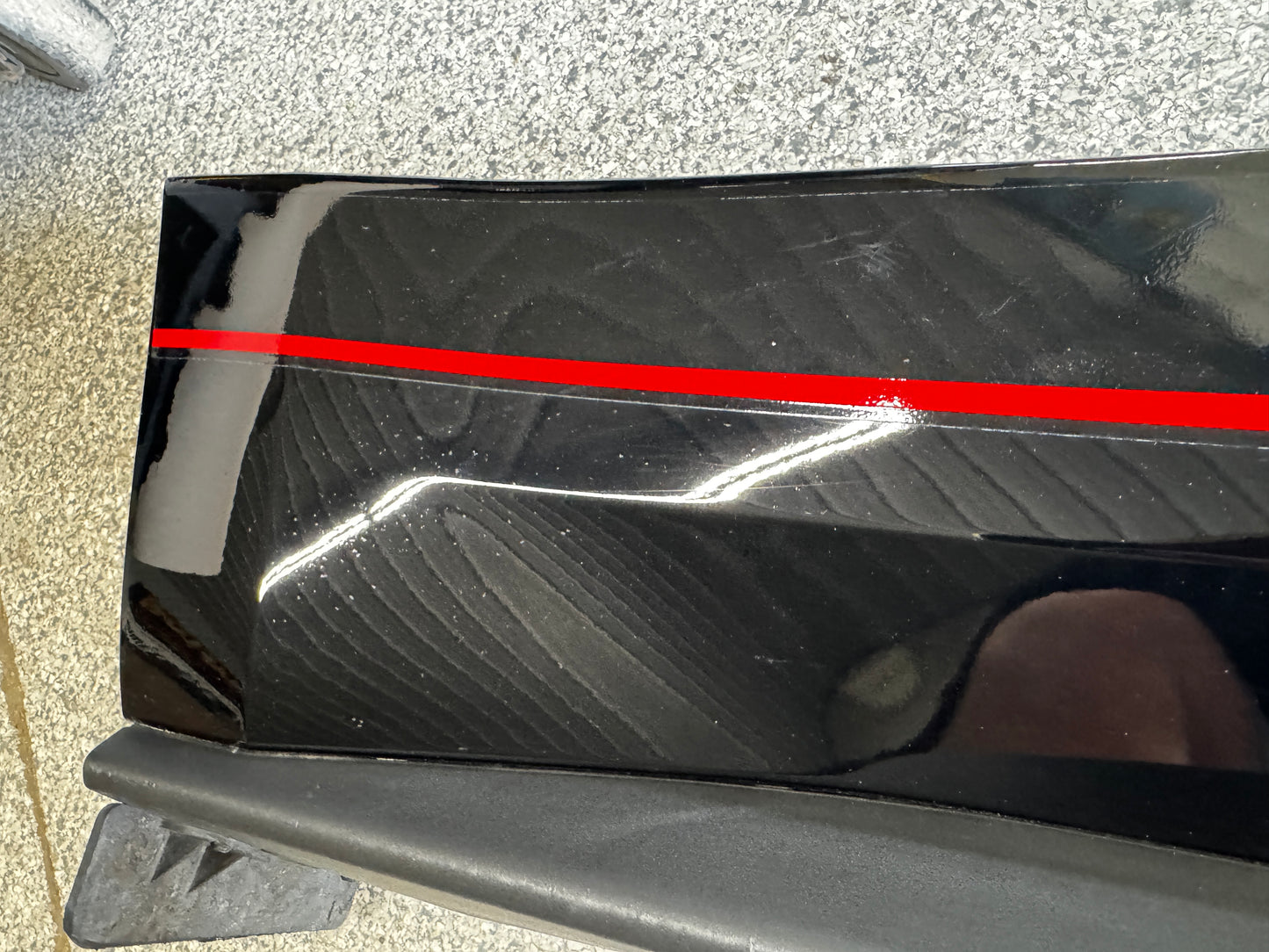 2015-2023 Ford Mustang GT V6 RH Passenger Side Skirt Molding Shadow Black