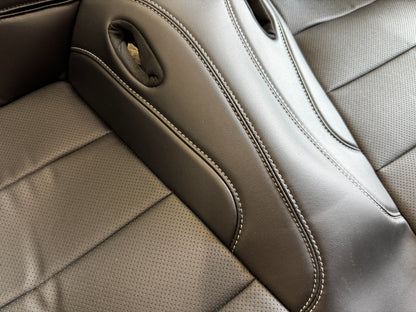 2018-2023 Ford Mustang GT Black Leather Coupe Rear Seat Covers- OEM