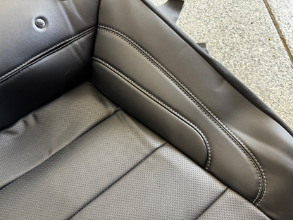 2018-2023 Ford Mustang GT Black Leather Coupe Rear Seat Covers- OEM