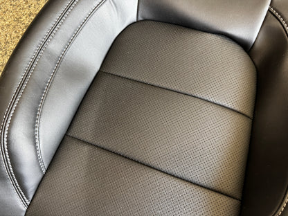 2018-2023 Ford Mustang GT Black Leather Coupe Rear Seat Covers- OEM