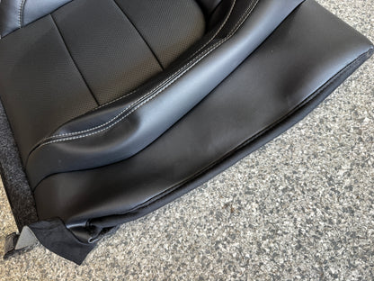 2018-2023 Ford Mustang GT Black Leather Coupe Rear Seat Covers- OEM