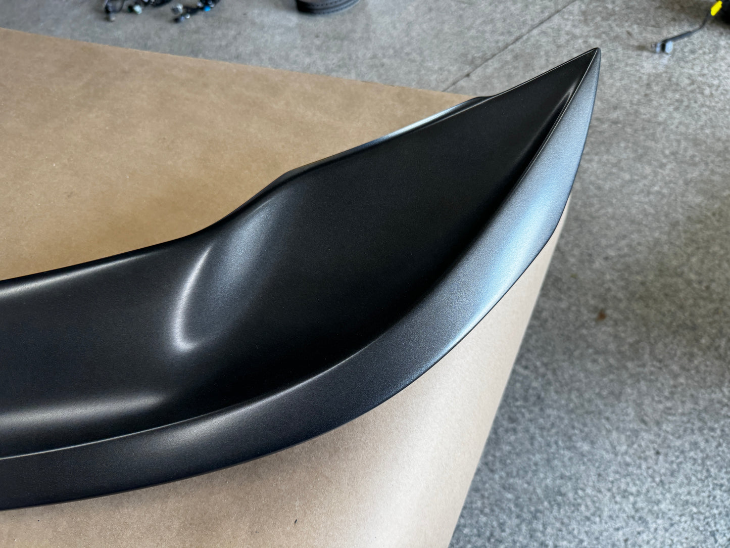 2021-2023 Ford Mustang Mach One Spoiler OEM Matte Charcoal
