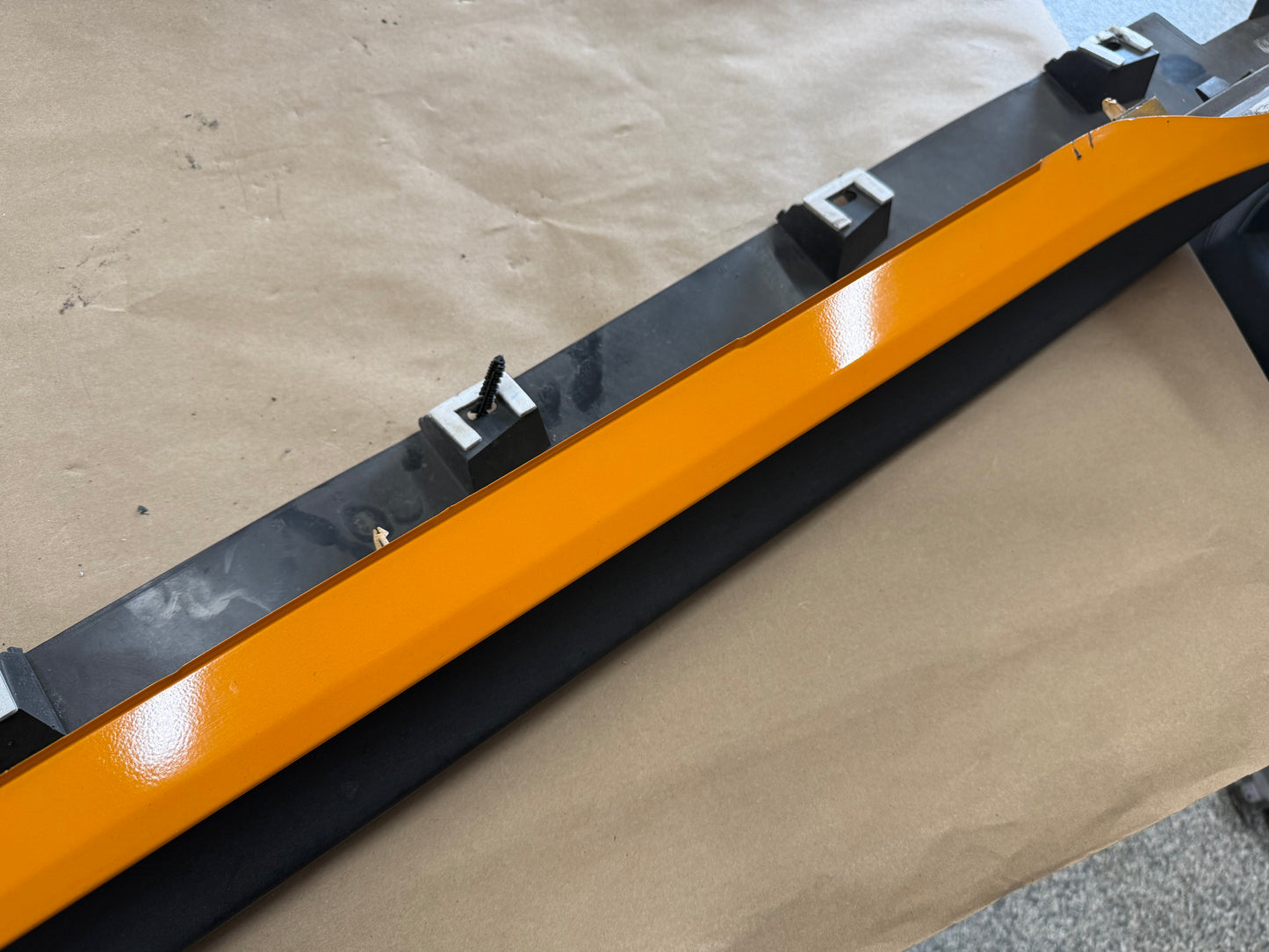 2015-2023 Ford Mustang GT V6 Side Skirt Molding LH Driver Side "Orange"