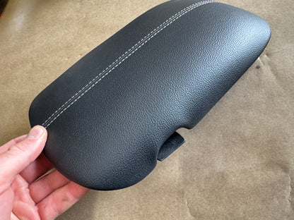 2015-2023 Ford Mustang Center Top Console Lid Armrest Grey Stitch- OEM