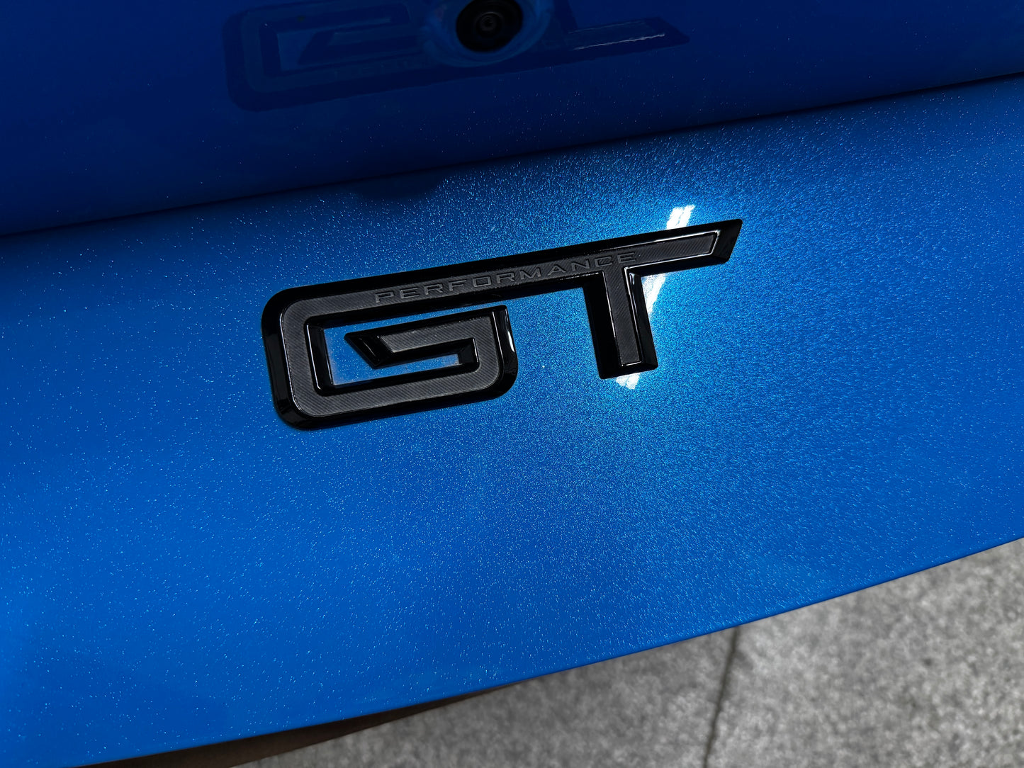 2024-2025 Mustang GT Coupe  Trunk Lid Grabber Blue