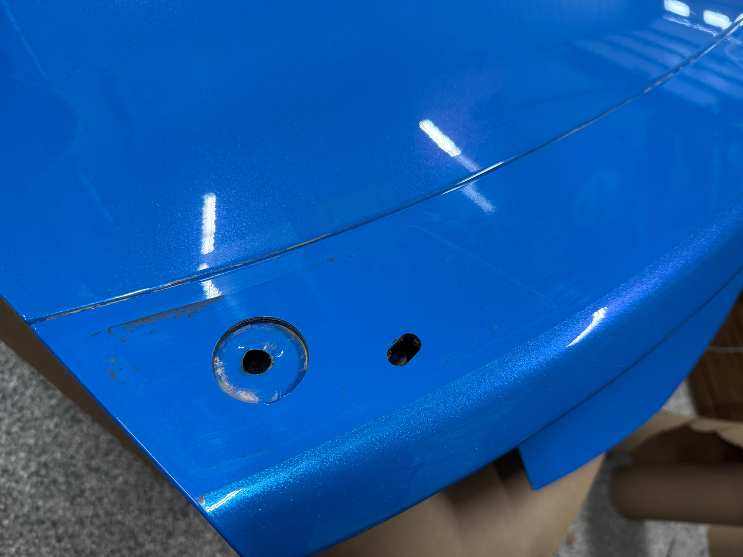 2024-2025 Mustang GT Coupe  Trunk Lid Grabber Blue