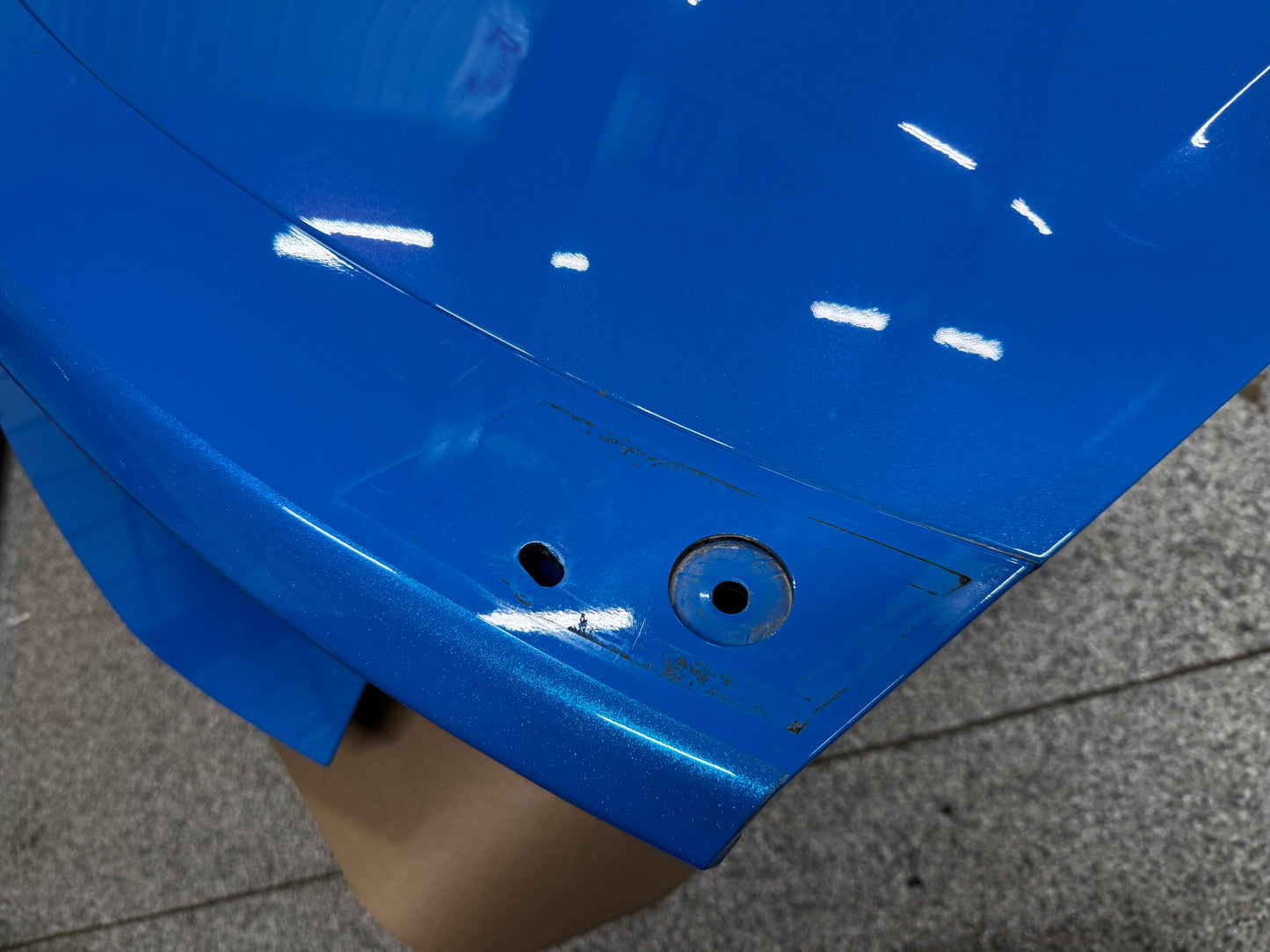 2024-2025 Mustang GT Coupe  Trunk Lid Grabber Blue