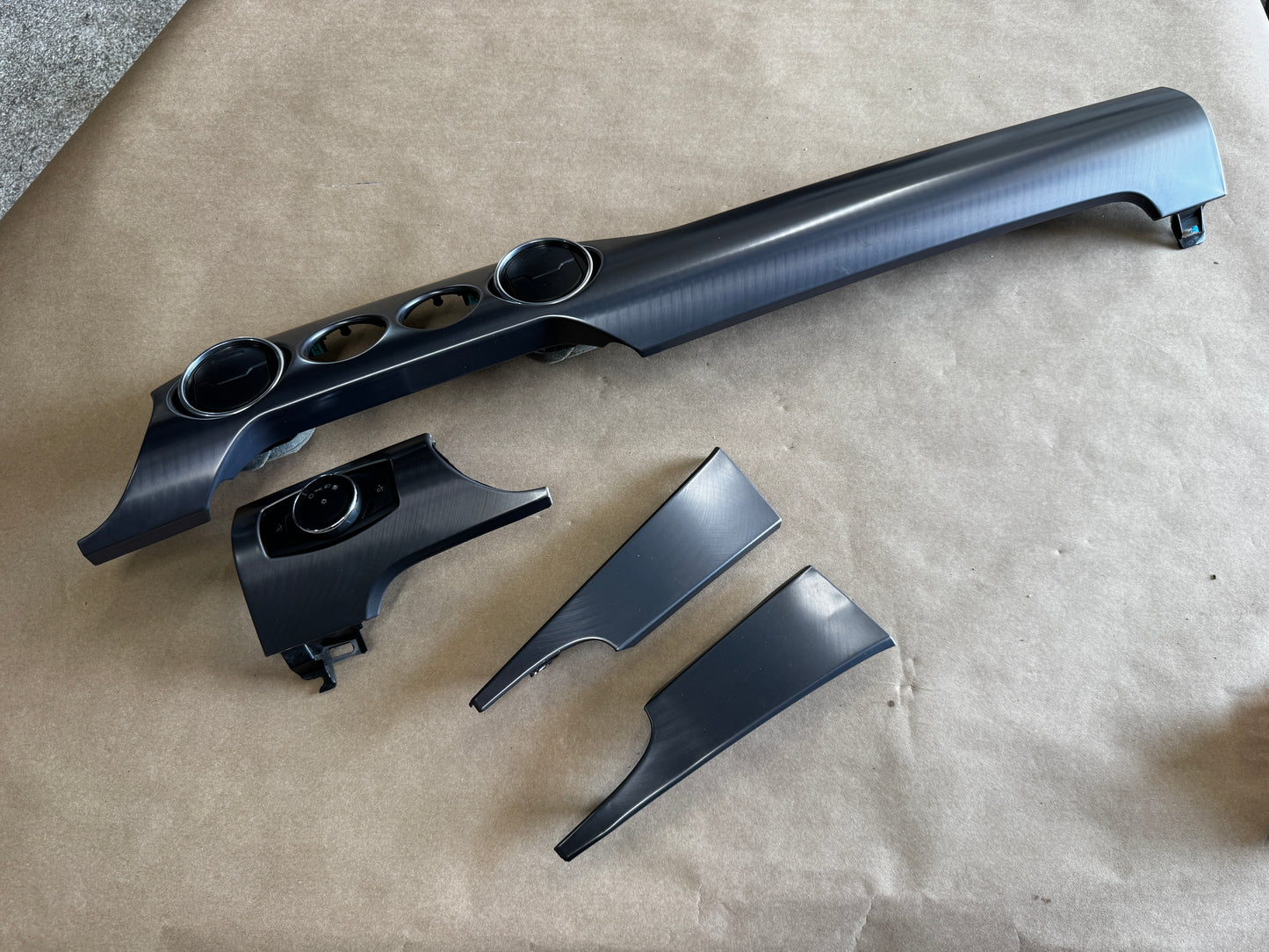 2015-2023 Ford Mustang Mach One Aluminum Interior Dash Trim Kit 4-Piece