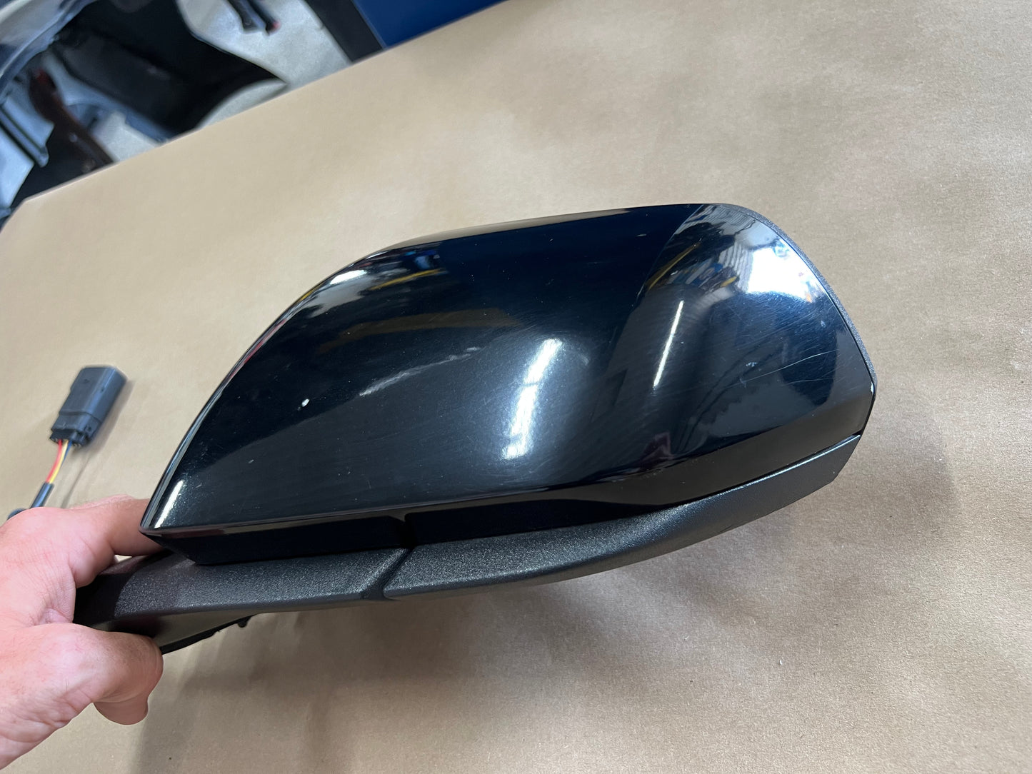 2015-2020 Ford Mustang GT LH Driver Side Mirror "Black"