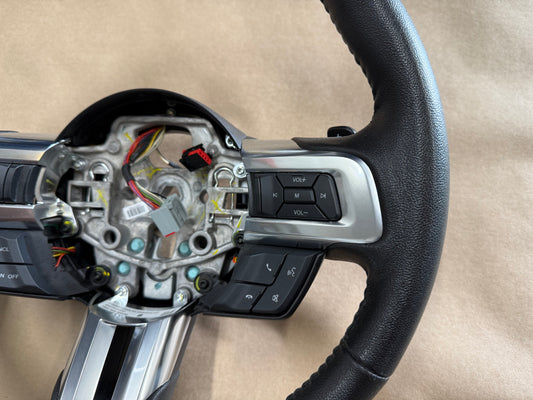 2015-2017 Ford Mustang GT Leather Steering Wheel "Auto"