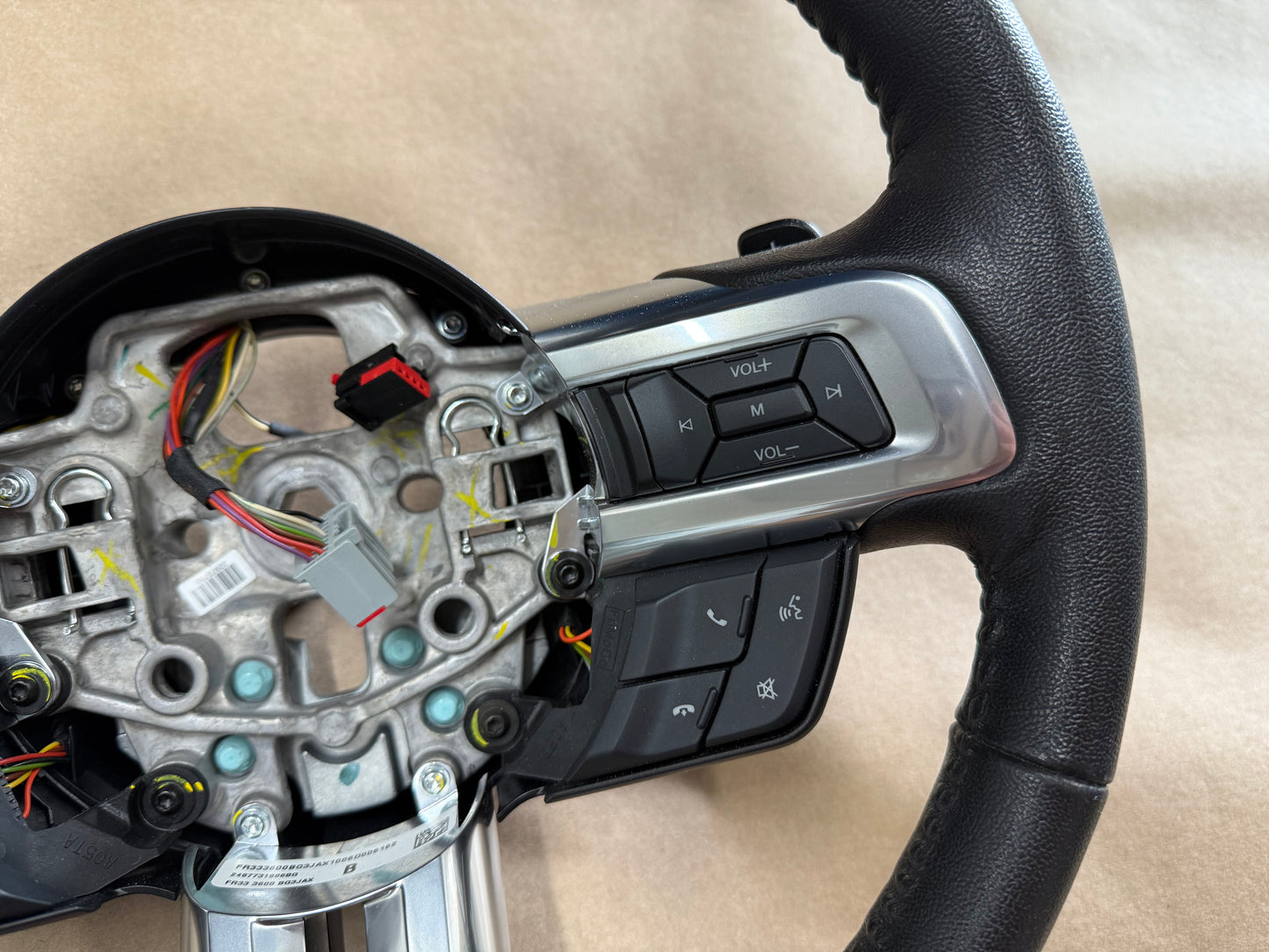 2015-2017 Ford Mustang GT Leather Steering Wheel "Auto"