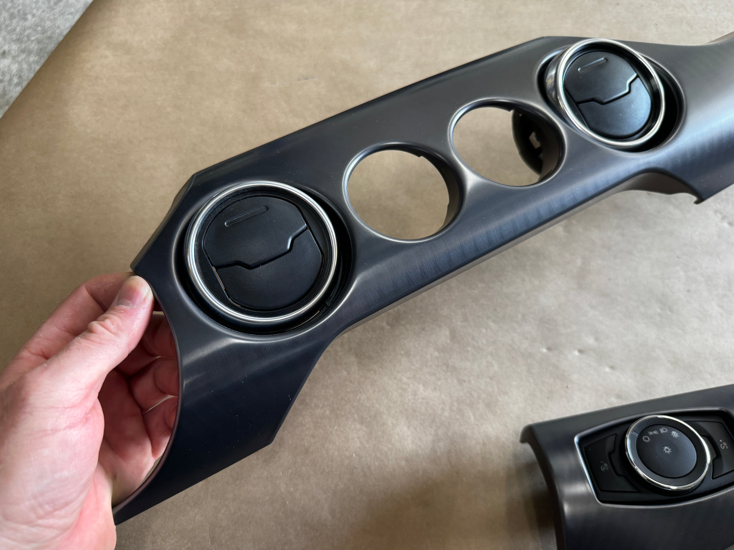 2015-2023 Ford Mustang Mach One Aluminum Interior Dash Trim Kit 4-Piece