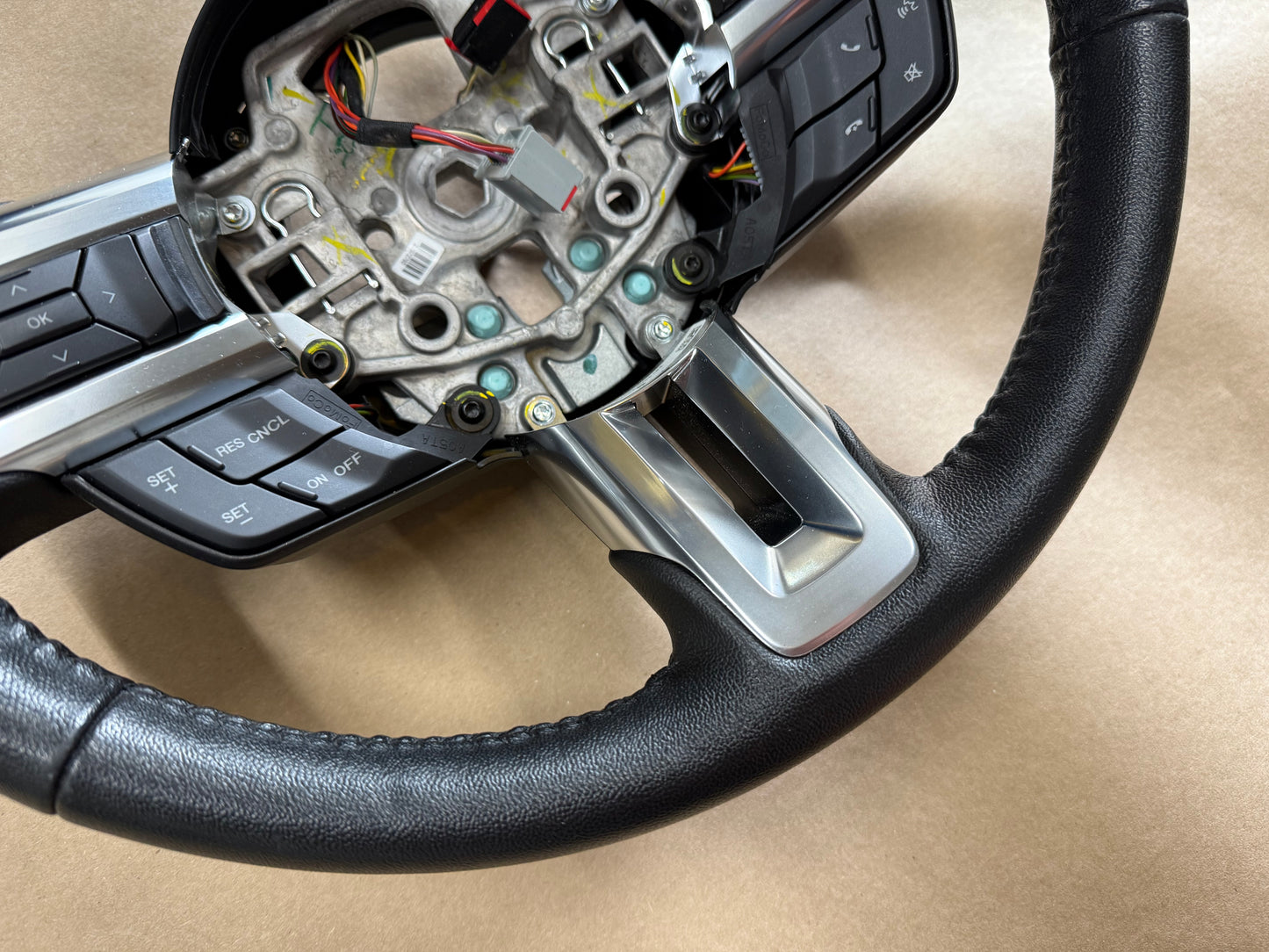 2015-2017 Ford Mustang GT Leather Steering Wheel "Auto"