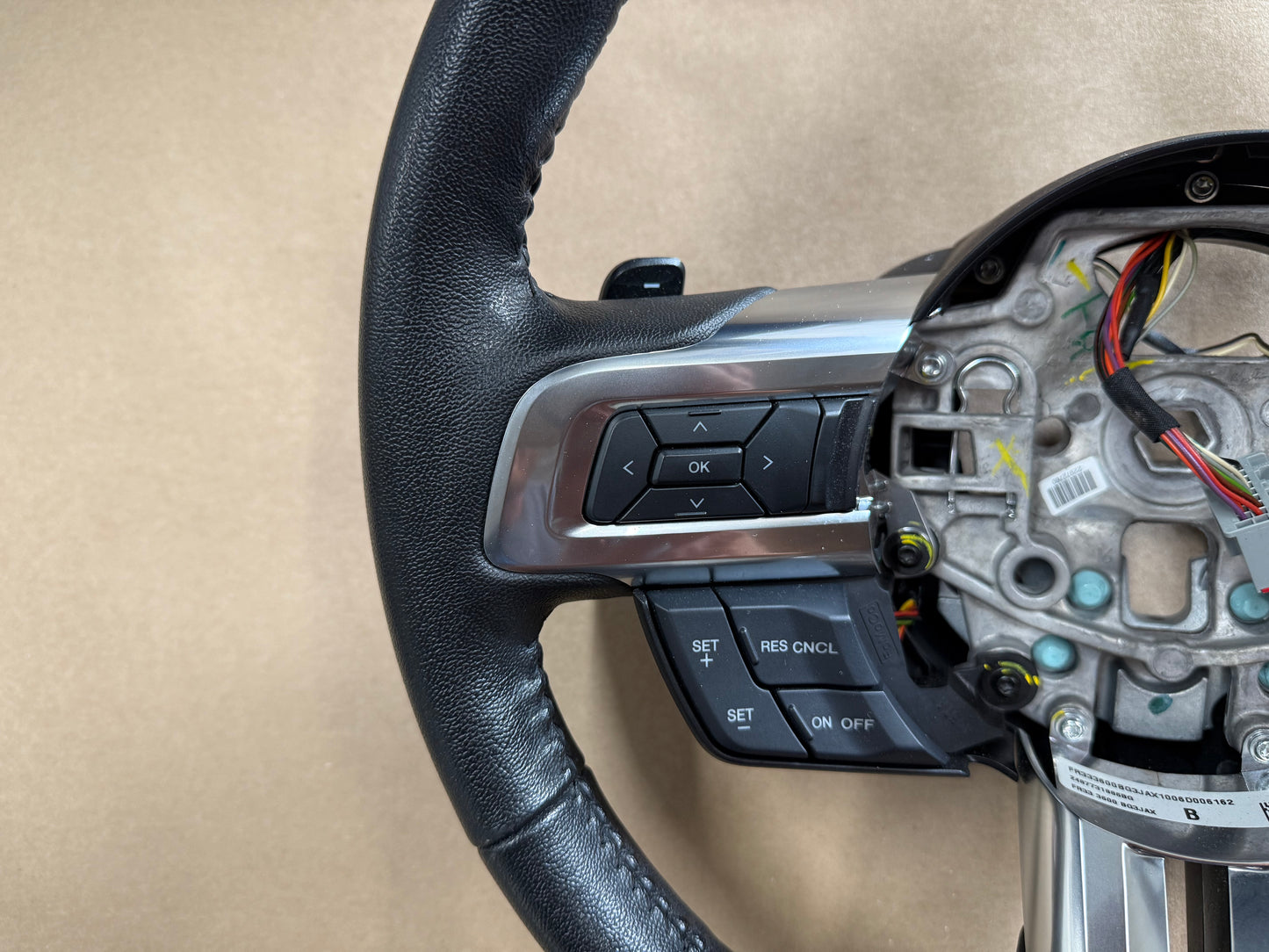 2015-2017 Ford Mustang GT Leather Steering Wheel "Auto"
