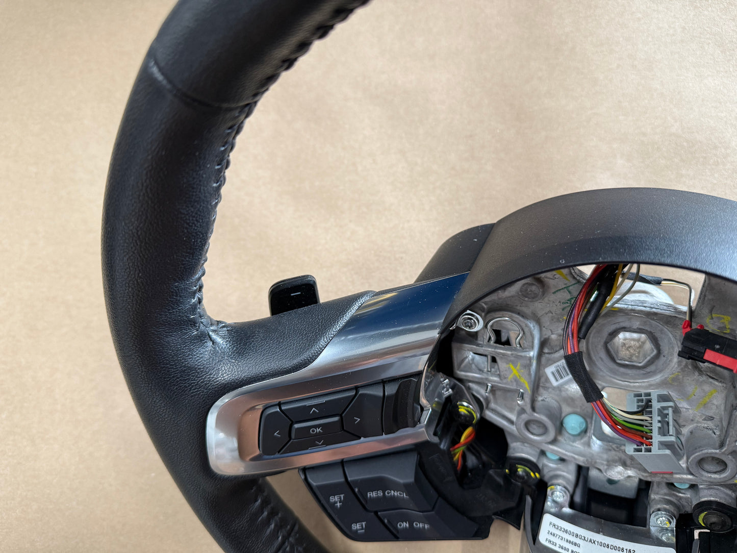 2015-2017 Ford Mustang GT Leather Steering Wheel "Auto"