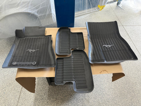 2015-2023 Ford Mustang Rubber Front & Rear Floor Mats