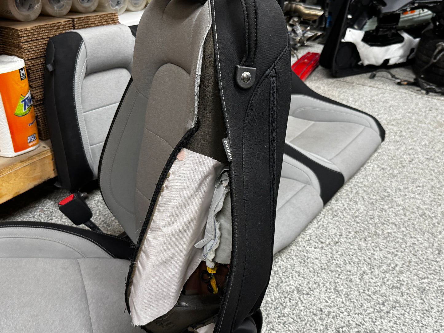 2024-2025 Ford Mustang GT Black Grey Cloth Seats Coupe Manual Tracks