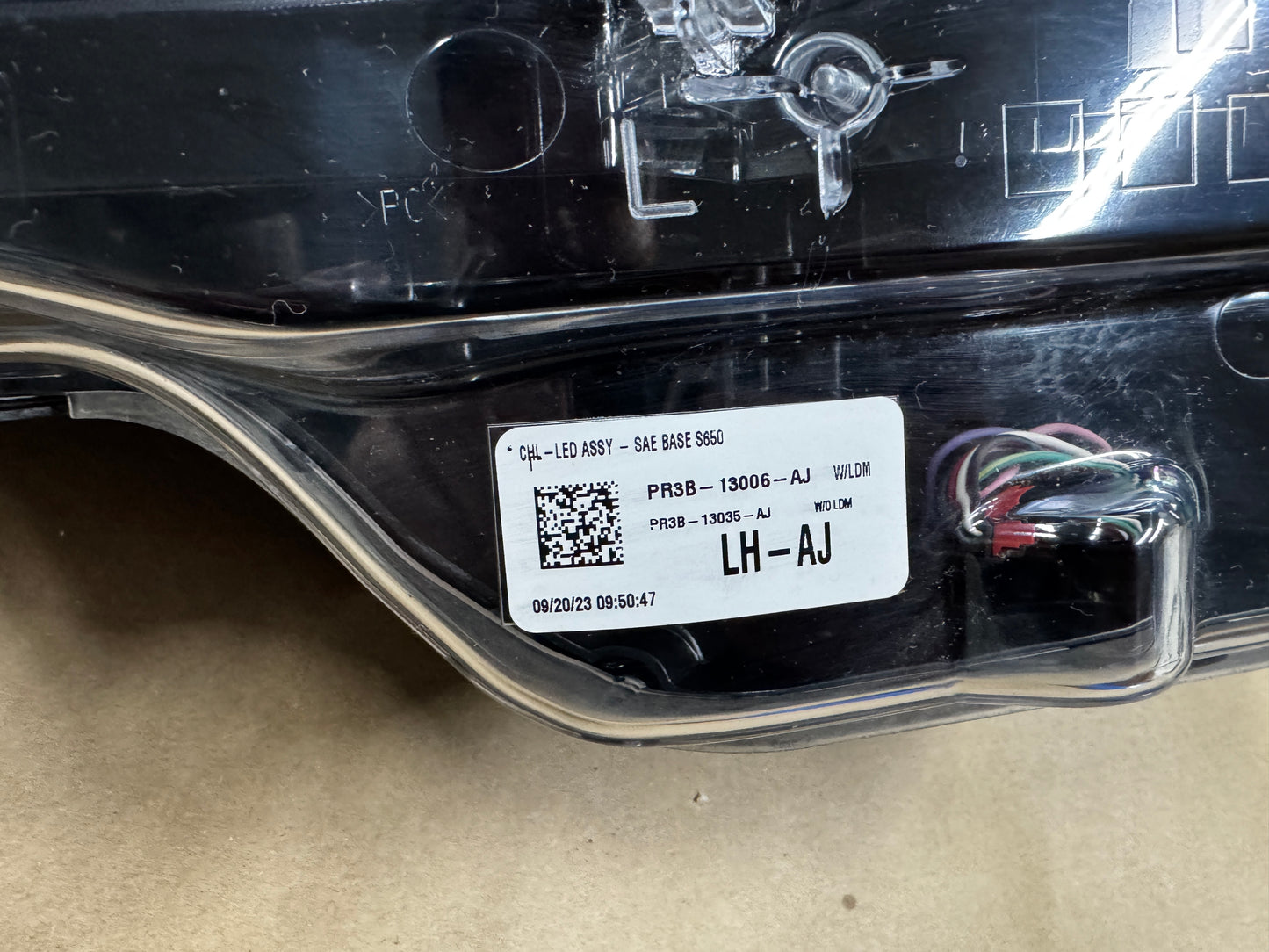 2024-2025 Ford Mustang LH Driver Side Headlight LED HID No Damage OEM
