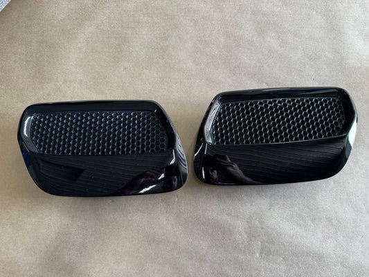 2018-2023 Ford Mustang GT 5.0 Hood Insert Vents RH LH Pair Black G1