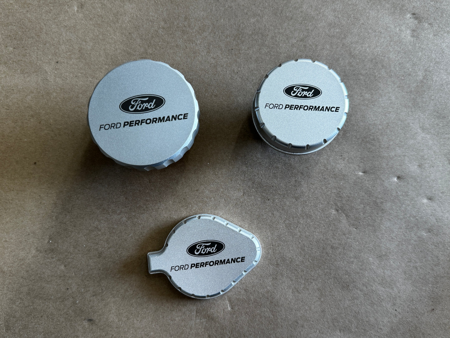2018-2023 Ford Mustang GT 5.0L V8 Coolant Oil Washer Ford Performance Cap Set