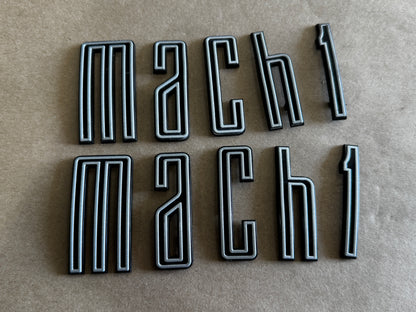 2021-2023 Ford Mustang Mach One RH LH Pair Fender Emblems