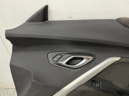 2020 Camaro ZL1 RH Passenger Leather Insert Door Panel Suede Accents 4k miles