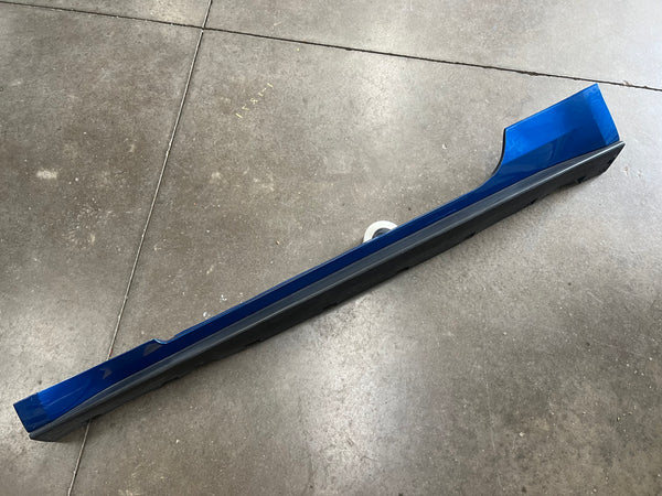 2015-2022 Mustang GT V6 LH Side Skirt Molding Driver Side Blue N6