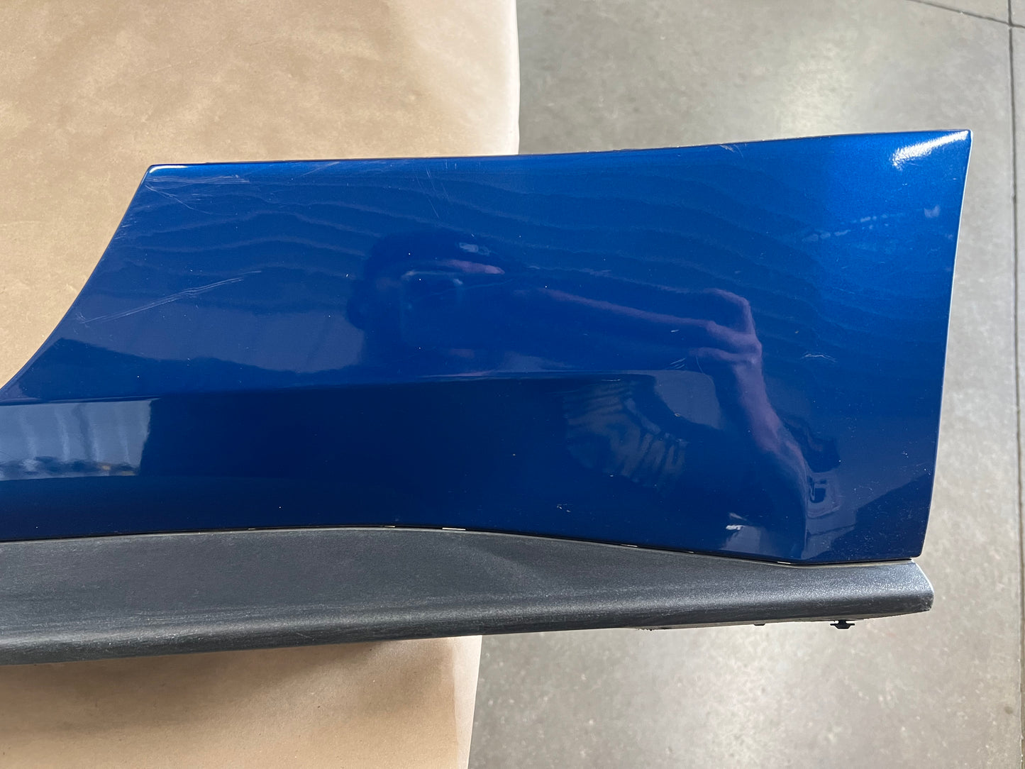 2015-2022 Mustang GT V6 LH Side Skirt Molding Driver Side Blue N6