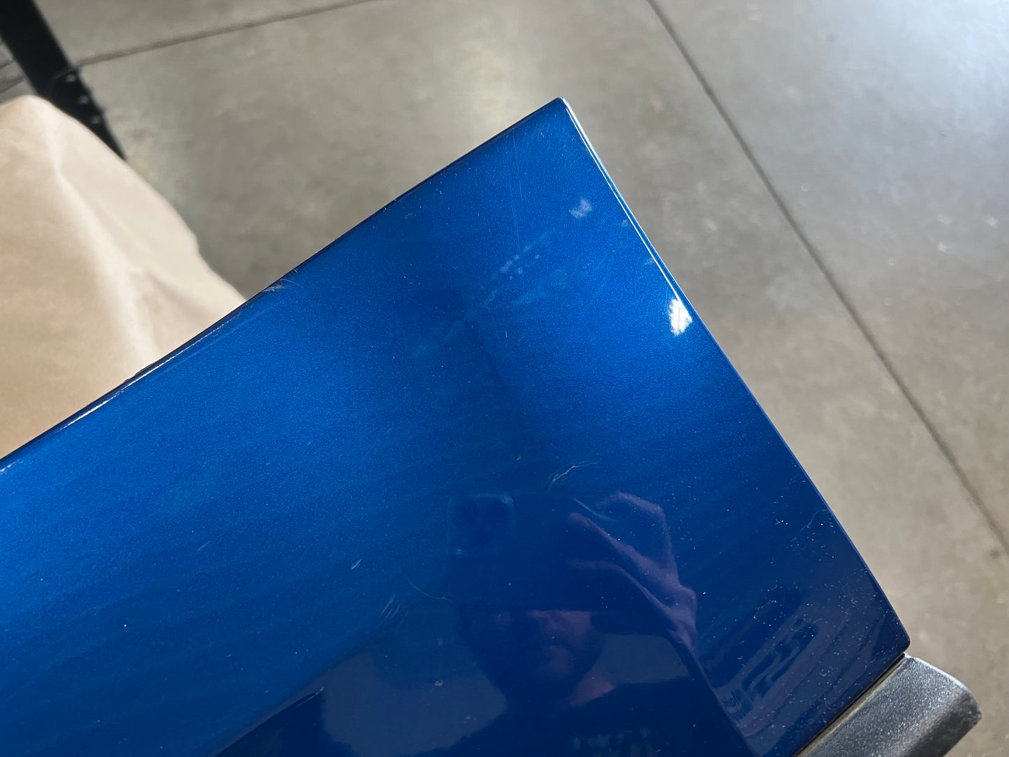 2015-2022 Mustang GT V6 LH Side Skirt Molding Driver Side Blue N6