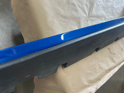 2015-2022 Mustang GT V6 LH Side Skirt Molding Driver Side Blue N6