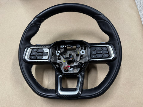 2024-2025 Ford Mustang GT Leather Steering Wheel "Automatic" - OEM